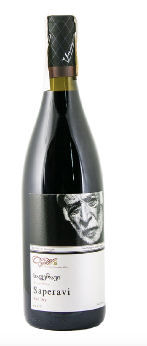 Вино Saperavi червоне сухе 0.75 ТМ Umano 12%